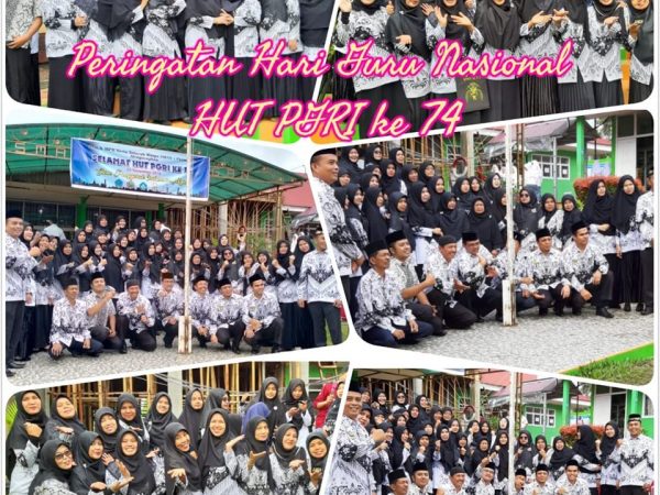 Peringatan HUT PGRI DI sman 1 Pariangan