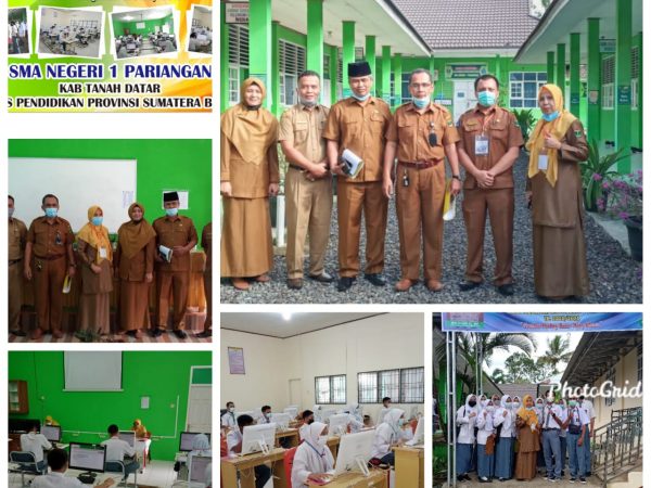 KUNJUNGAN SEKALIGUS PEMANTAUAN OLEH PENGAWAS UNTUK PELAKSANAAN USP BK